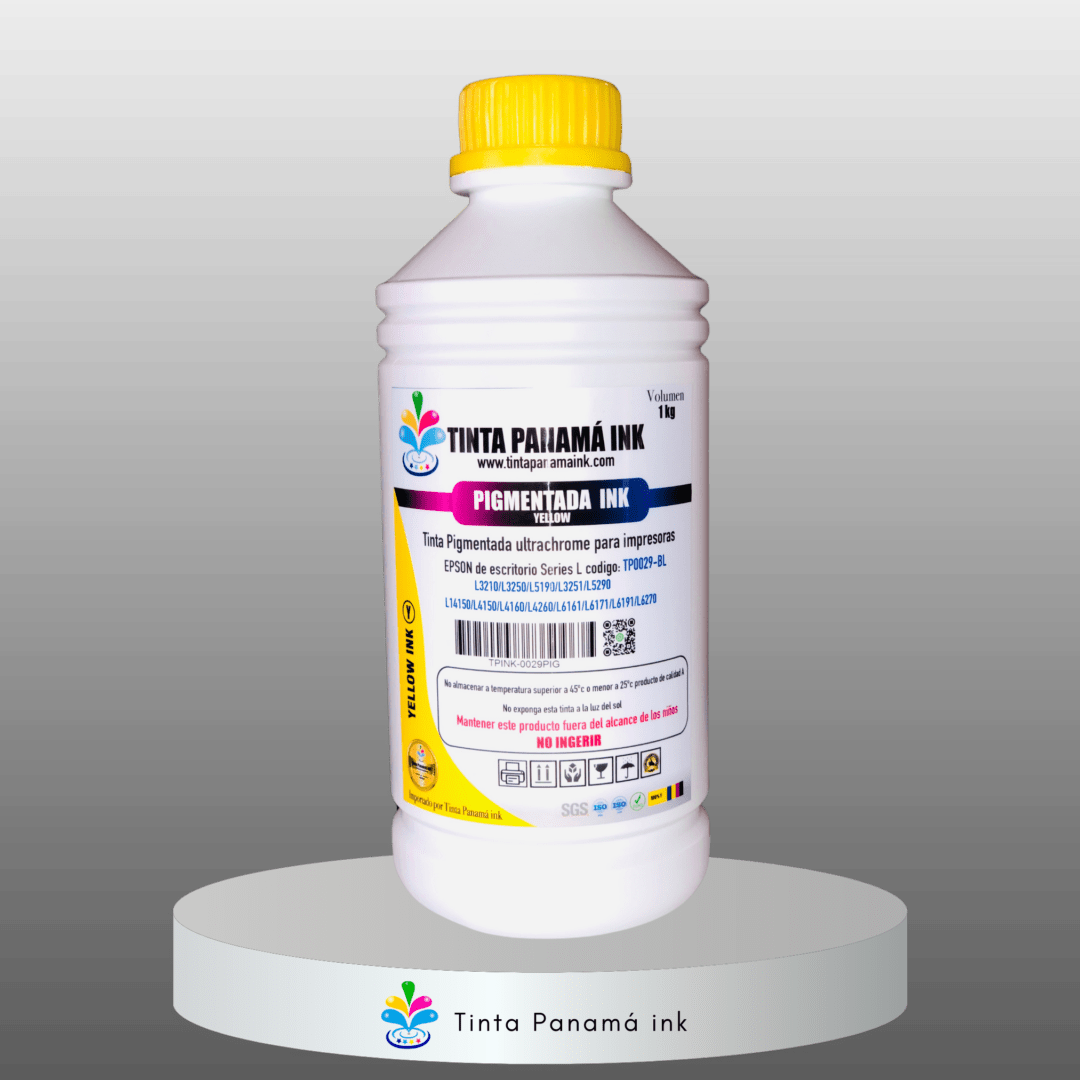 Litro de Tinta Pigmentada para Epson Yellow 1000 ml