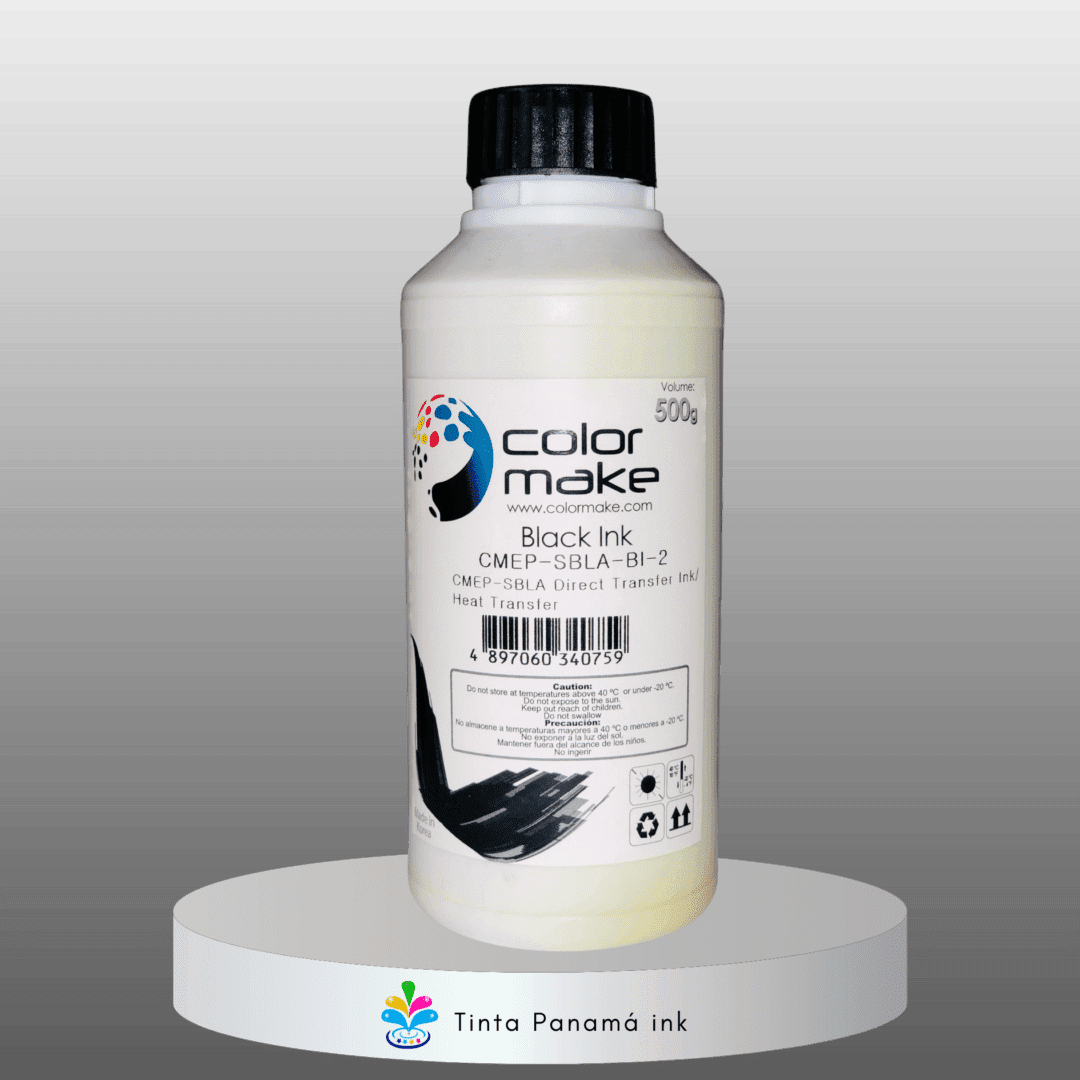 Tinta de Sublimacion Black 500 ml Colormake