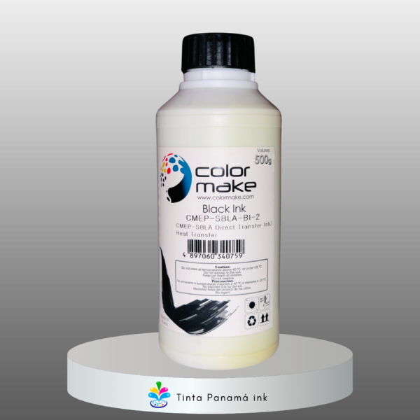 Tinta de Sublimacion Black 500 ml Colormake