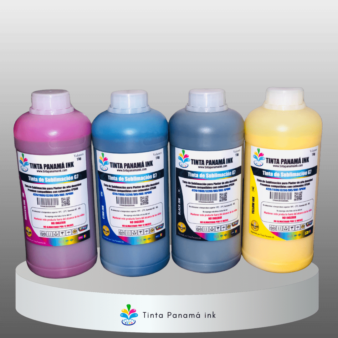 Kit de Litro de Tinta de Sublimacion CMYK 1000 ml