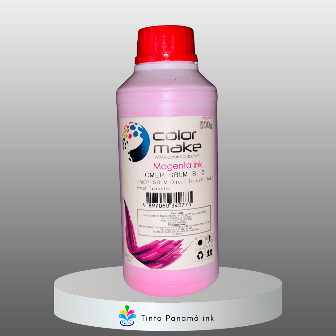 Tinta de Sublimacion Magenta 500 ml Colormake