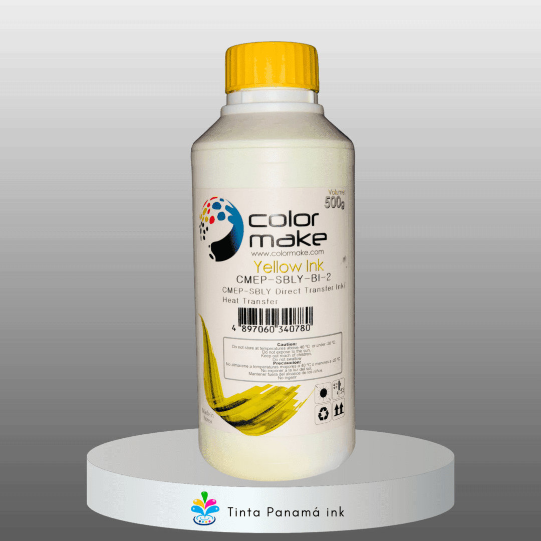 Tinta de Sublimacion Yellow 500 ml Colormake