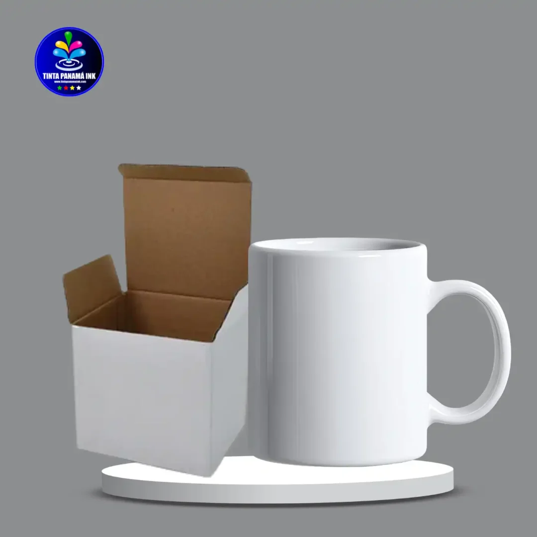 Tazas blanca de 11oz en cajita para sublimar