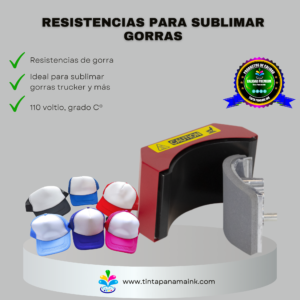 resistencias para sublimar gorras